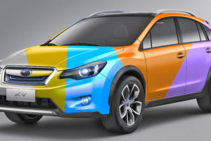 У каждого автомобиля свой цвет